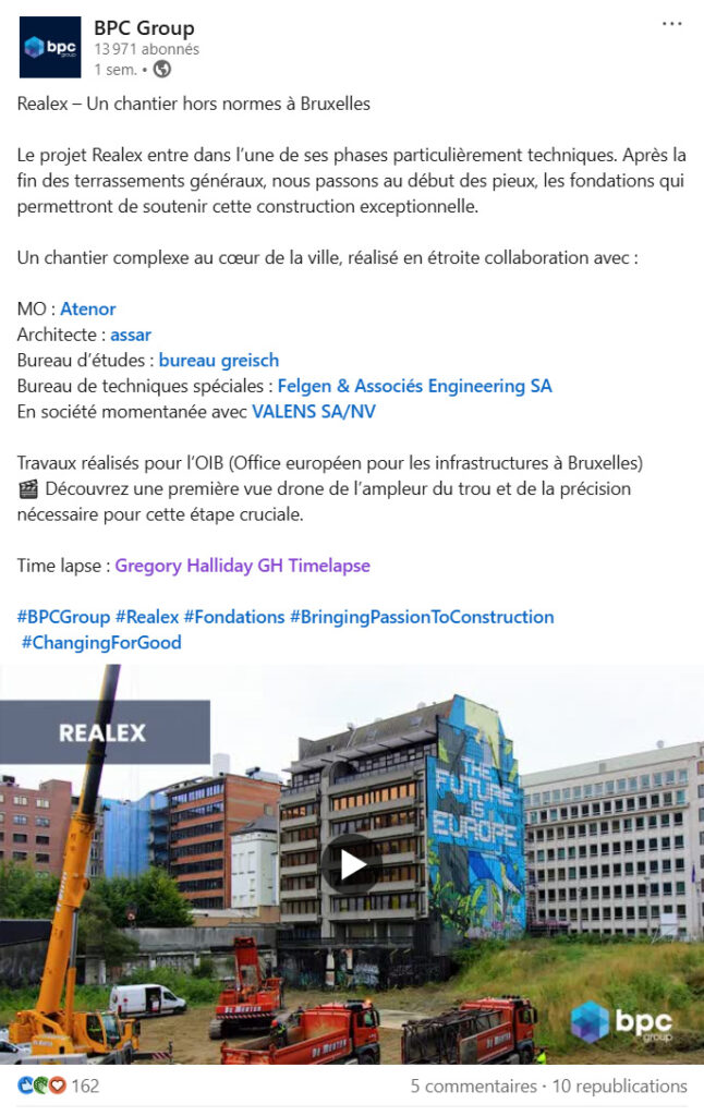 accès à la publication BPCGROUP REALEX 2026